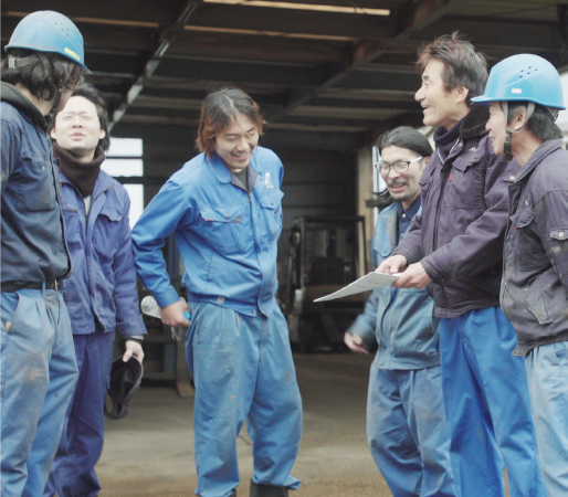 社長との距離も近い。